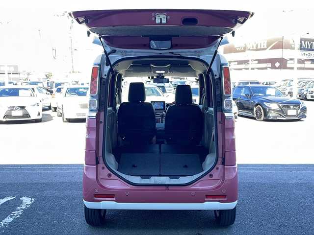 スズキ スペーシア HYBRID X 徳島県 2018(平30)年 8.3万km チアフルピンクメタリック/ホワイト2トーンルーフ 2トーン /ルーフレール/純正8インチSDナビ(CN-RZ846)/（Bluetooth/フルセグ/CD/DVD/iPod/USB）/全方位カメラ /両側パワースライドドア/運転席シートヒーター/デジタルインナーミラー /ASSURAレーダー探知機(AR-46LA)/LONZAペダルカバー/衝突軽減ブレーキ /後方コーナーセンサー /レーンキープアシスト/HUD /HIDヘッドライト /オートライト/ETC/前方ドライブレコーダー(HF-AHD-2309Y)/純正14AW/Wエアバッグ