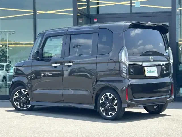 ホンダ Ｎ ＢＯＸ カスタム G EX ターボ ホンダセンシング 東京都 2017(平29)年 6.1万km プレミアムグラマラスブロンズP 純正ナビ 【VXM-174VFXi】/・FM/AM/CD/DVD/・フルセグTV/Bluetooth/両側パワースライドドア/ホンダセンシング /・衝突軽減ブレーキ/・誤発進抑制機能/・後方誤発進抑制機能/・歩行者事故低減ステアリング/・路外逸脱抑制機能/・アダプティブ・クルーズ・コントロール/・車線維持支援システム/・オートハイビーム/・先行車発進お知らせ機能/・標識認識機能/バックカメラ /ETC /エンジンスタートボタン/スマートキー /ハーフレザーシート/純正15インチアルミホイール /純正フロアマット /ドアバイザー/ABS/保証書/取扱説明書
