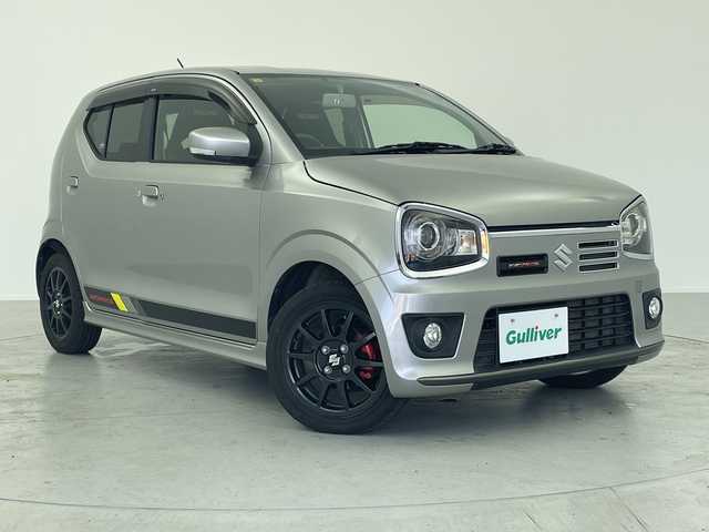 スズキ アルト ワークス 愛知県 2018(平30)年 4.3万km スチールシルバーM 社外ナビ/・Bluetooth/・CD/DVD/・テレビ/・USB/・SD音楽録音/オートライト/スマートキー/ＥＴＣ/社外フロアマット/純正１５インチアルミホイール/Ｗエアバッグ/イモビライザー/横滑り防止