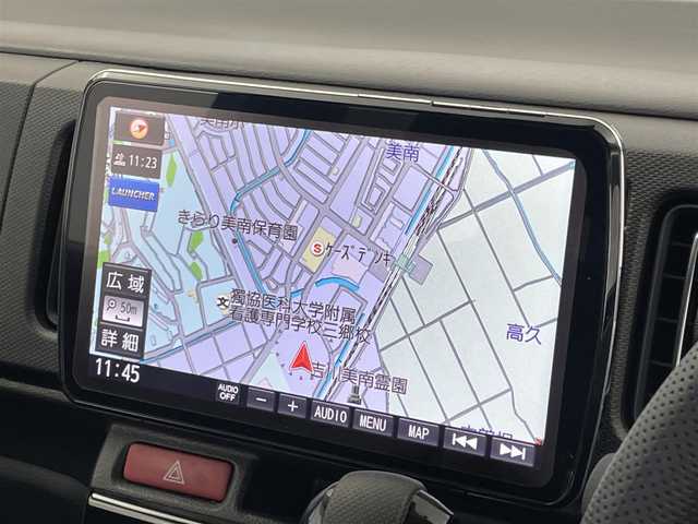 スズキ アルト ワークス 埼玉県 2019(令1)年 3.5万km スチールシルバーM 社外９インチナビ　バックカメラ　ＥＴＣ　ＬＥＤヘッドライト　スズキセーフティサポート　パドルシフト　ＲＳ－Ｒダウンサス　フジツボマフラー　純正アルミホイール　オートライト　スマートキー　地デジＴＶ