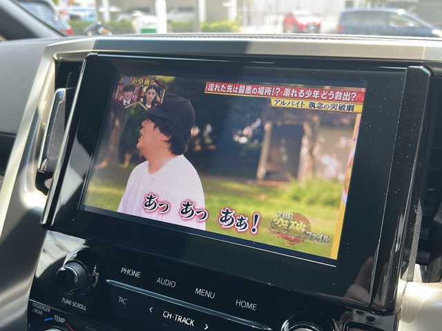 トヨタ アルファード S タイプゴールドⅡ 大阪府 2021(令3)年 6.3万km ブラック 純正ナビ/フルセグTV/（Bluetooth/CD/DVD/iPod)/フリップダウンモニター/デジタルインナーミラー/ビルトインETC/バックカメラ/前方ドライブレコーダー/両側パワースライドドア/パワーバックドア/プリクラッシュセーフティー/パーキングサポートブレーキ/ロードサインアシスト/リアクロストラフィックアラート/モデリスタエアロ（フロント/リア）/ハーフレザーシート/レーダークルーズコントロール/プリクラッシュセーフティ/ブラインドスポットモニター/レーンキープアシストシステム/純正18インチアルミホイール/純正フロアマット/純正ドアバイザー/オートマチックハイビーム/LEDヘッドライト/フォグランプ/スペアキー1本/プッシュスタート/スマートキー/取扱説明書