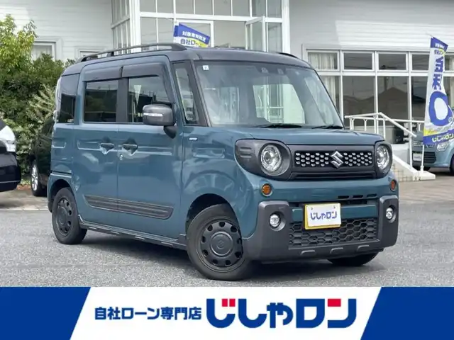 スズキ スペーシア ギア HYBRID XZターボ 愛知県 2021(令3)年 13.1万km デニムブルー ガンメタリック 2トーン (株)IDOMが運営する【じしゃロン名古屋鳴海店】の自社ローン専用車両になりますこちらは現金またはオートローンご利用時の価格です。自社ローンご希望の方は別途その旨お申付け下さい/純正7インチディスプレイオーディオ/バックカメラ/スペアキー/ETC/デュアルカメラブレーキサポート/アダプティブクルーズコントロール/両側パワースライドドア/LEDオートライト