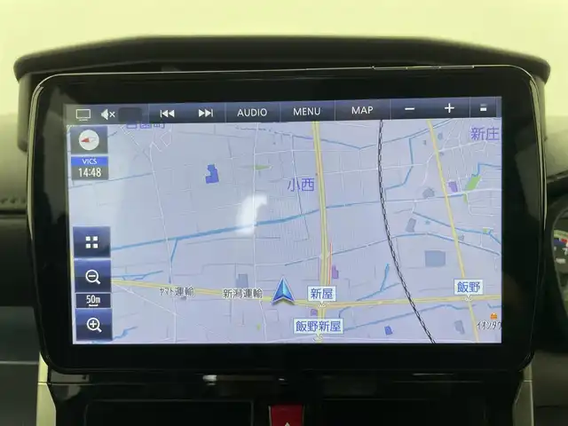 ダイハツ トール カスタムG ターボ 富山県 2022(令4)年 3.9万km ブラックマイカメタリック ポータブルナビ(AM/FM/BT/HDMI)/フルセグTV/全方位カメラ(バック)/レーダークルーズコントロール/衝突軽減ブレーキ/両側パワースライドドア/電子パーキングブレーキ/オートブレーキホールド/前後コーナーセンサー/前後ドライブレコーダー/盗難防止装置/横滑り防止装置/オートライト/LEDヘッドライト/ETC/純正AW/社外AW付スタッドレスタイヤ車載/純正フロアマット/プッシュスタート/保証書