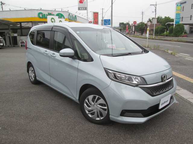 ホンダ フリード＋ G 千葉県 2023(令5)年 2万km フィヨルドミストパール 純正メモリーナビ　/フルセグTV　/バックカメラ　/Bluetooth SD DVD CD USB /ETC /両側パワースライドドア　/リアコーナーセンサー　/衝突被害軽減ブレーキ　/レーンキープアシスト　/追従クルーズコントロール/前席シートヒーター/LEDヘッドライト/アイドリングストップ/スマートキー/純正フロアマット