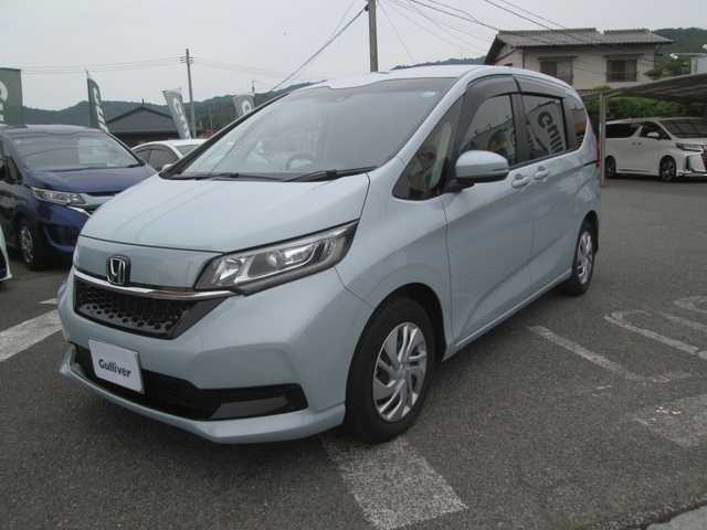 ホンダ フリード＋ G 千葉県 2023(令5)年 2万km フィヨルドミストパール 純正メモリーナビ　/フルセグTV　/バックカメラ　/Bluetooth SD DVD CD USB /ETC /両側パワースライドドア　/リアコーナーセンサー　/衝突被害軽減ブレーキ　/レーンキープアシスト　/追従クルーズコントロール/前席シートヒーター/LEDヘッドライト/アイドリングストップ/スマートキー/純正フロアマット