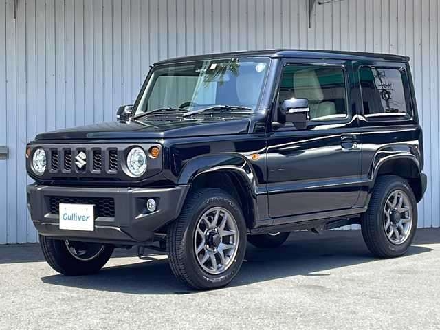 スズキ ジムニー XC 長野県 2022(令4)年 1.6万km ブルーイッシュブラックパール3 ４WD/レーダーブレーキ /カロッツェリア9インチナビフルセグTV/バックカメラ/純正16インチアルミ/レザー調シートカバー/室内LEDライト/背面タイヤ/ワンオーナー /保証書・取説/スペアキー