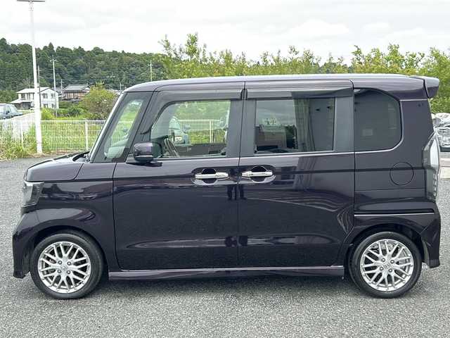 ホンダ Ｎ ＢＯＸ カスタム L ターボ 千葉県 2021(令3)年 2.3万km プレミアムベルベットパープル・パール ナビVXM-214Vi バックカメラ 両側パワースライドドア レーダークルコン ドラレコ DVD BT シートヒーター USB ホンダセンシング ターボ ソナー LEDライト オートライト 15AW