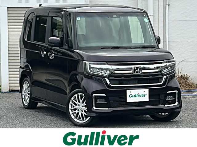 ホンダ Ｎ ＢＯＸ カスタム L ターボ 千葉県 2021(令3)年 2.3万km プレミアムベルベットパープル・パール ナビVXM-214Vi バックカメラ 両側パワースライドドア レーダークルコン ドラレコ DVD BT シートヒーター USB ホンダセンシング ターボ ソナー LEDライト オートライト 15AW