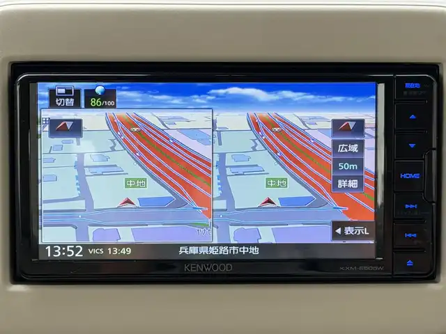 スズキ ラパン モード 兵庫県 2021(令3)年 2.3万km ノクターンブルーパール ワンオーナー/社外ナビ/（CD/DVD/CT/AM/FM)/フルセグTV/衝突軽減ブレーキ/前後コーナーセンサー/前方ドライブレコーダー/オートライト/スマートキー/電動格納ミラー/純正フロアマット/純正ドアバイザー/取扱説明書・保証書