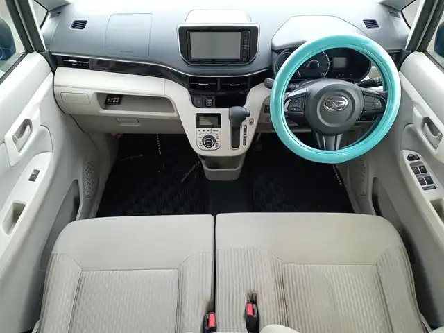 ダイハツ ムーヴ X SAⅢ 福井県 2018(平30)年 4.4万km パールホワイトⅢ 純正SDナビ/・（フルセグTV/CD/DVD/Bluetooth）/バックカメラ/スマートアシスト/横滑り防止装置/レーンキープアシスト/D席シートヒーター/ドライブレコーダー/オートライト/オートマチックハイビーム/純正14インチAW/スマートキー