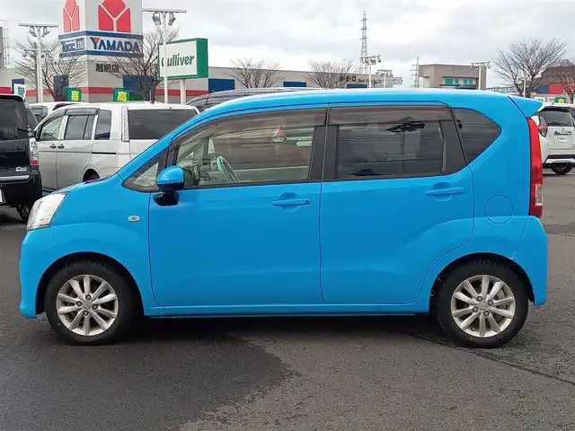 ダイハツ ムーヴ X SAⅢ 福井県 2018(平30)年 4.4万km パールホワイトⅢ 純正SDナビ/・（フルセグTV/CD/DVD/Bluetooth）/バックカメラ/スマートアシスト/横滑り防止装置/レーンキープアシスト/D席シートヒーター/ドライブレコーダー/オートライト/オートマチックハイビーム/純正14インチAW/スマートキー