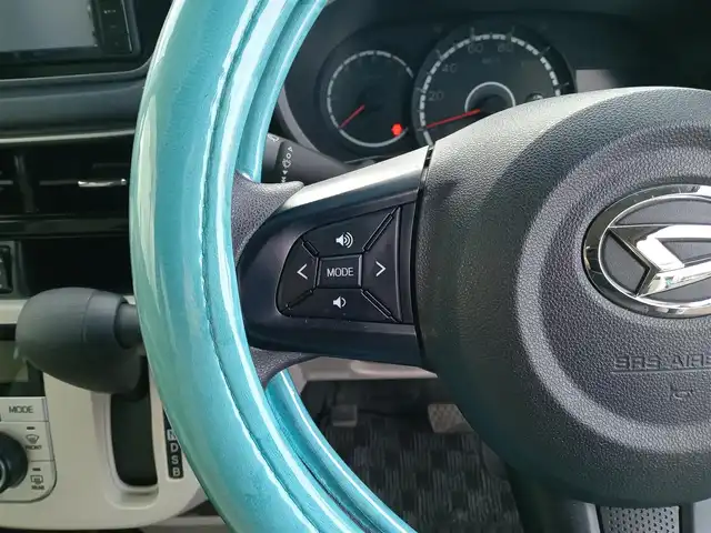 ダイハツ ムーヴ X SAⅢ 福井県 2018(平30)年 4.4万km パールホワイトⅢ 純正SDナビ/・（フルセグTV/CD/DVD/Bluetooth）/バックカメラ/スマートアシスト/横滑り防止装置/レーンキープアシスト/D席シートヒーター/ドライブレコーダー/オートライト/オートマチックハイビーム/純正14インチAW/スマートキー