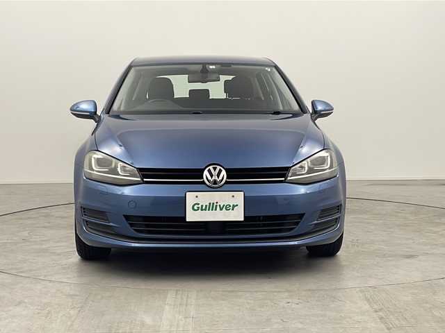 フォルクスワーゲン ゴルフ TSI コンフォートライン BM 三重県 2016(平28)年 5.8万km 青 禁煙車/純正8型ナビ/CD/DVD/SD/BT/バックカメラ/衝突被害軽減ブレーキ/電動パーキングブレーキ/アイドリングストップ/ビルトインETC/純正15インチアルミホイール/スペアキー×1
