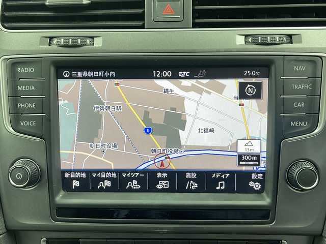 フォルクスワーゲン ゴルフ TSI コンフォートライン BM 三重県 2016(平28)年 5.8万km 青 禁煙車/純正8型ナビ/CD/DVD/SD/BT/バックカメラ/衝突被害軽減ブレーキ/電動パーキングブレーキ/アイドリングストップ/ビルトインETC/純正15インチアルミホイール/スペアキー×1