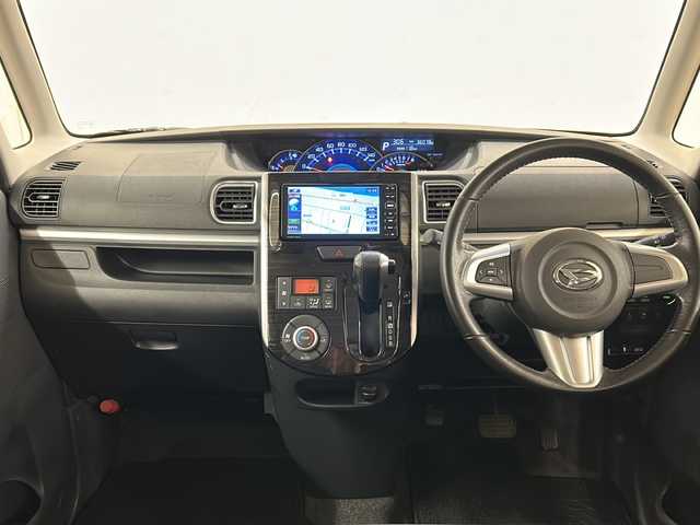 ダイハツ タント カスタム RS トップED SA 道央・札幌 2014(平26)年 3.6万km パールホワイトⅢ /4WD//純正ナビ：NMCK-W64/（CD/DVD/SD/ラジオ/ワンセグ）//バックカメラ//両側パワースライドドア//アイドリングストップ//横滑り防止装置//衝突被害軽減システム//ETC//ステアリングスイッチ//オートエアコン//オートライト//フォグライト//スマートキー//電動格納ミラー
