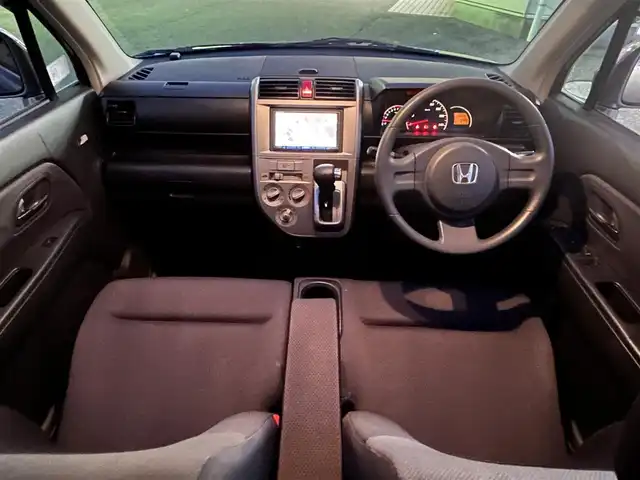 ホンダ ゼスト SPORTS G 三重県 2006(平18)年 11.3万km アドミラルグレーメタリック 登録時112/339km/社外ナビ/純正フロアマット/ベンチシート/電格ミラー/ハロゲンライト/Ｗエアバッグ/パワーステアリング/パワーウィンドウ/ＡＢＳ