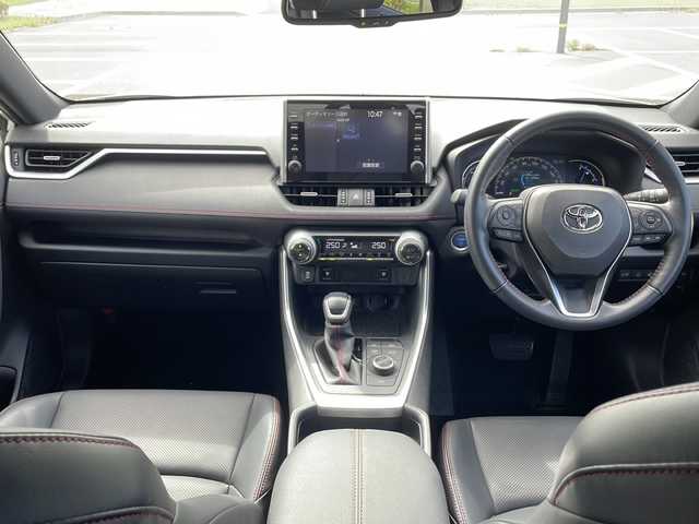 トヨタ ＲＡＶ４ ＰＨＶ G Z 福島県 2021(令3)年 4.9万km ホワイトパールクリスタルシャイン 純正ナビ/BT/フルセグTV、/バックカメラ/アラウンドビューモニター/ETC/純正フロアマット/オートライト/オートハイビーム/レーンキープアシスト/ステアリングヒーター/パワーバックドア/ブレーキホールド/ルーフレール/PHEV/