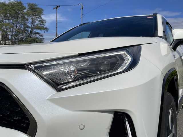トヨタ ＲＡＶ４ ＰＨＶ G Z 福島県 2021(令3)年 4.9万km ホワイトパールクリスタルシャイン 純正ナビ/BT/フルセグTV、/バックカメラ/アラウンドビューモニター/ETC/純正フロアマット/オートライト/オートハイビーム/レーンキープアシスト/ステアリングヒーター/パワーバックドア/ブレーキホールド/ルーフレール/PHEV/