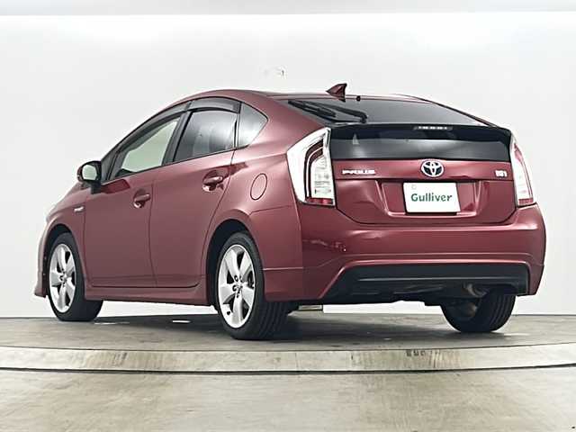 トヨタ プリウス S ツーリングセレクション 愛知県 2015(平27)年 7.2万km レッドマイカメタリック モデリスタエアロ/7インチナビ/・フルセグTV/・バックカメラ/・Bluetooth/ビルトインETC/スマートキー/プッシュスタート/純正17インチAW
