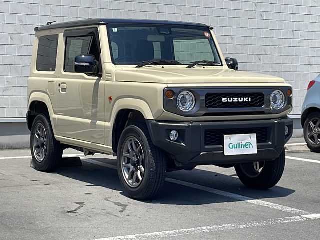 スズキ ジムニー XC 静岡県 2020(令2)年 3.1万km シフォンアイボリーメタリックブラック2トーンルーフ 純正ナビ/地デジTV/純正CD/DVD/Bluetooth/セーフティサポート/レーンキープアシスト/オートライト/LEDヘッドライト/シートヒーター/ブラックルーフ/純正16インチAW/ETC/スマートキー