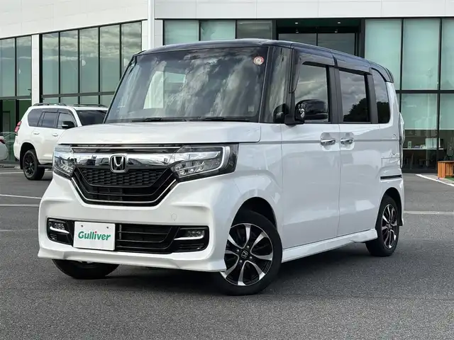 ホンダ Ｎ ＢＯＸ カスタム G L ホンダセンシング 奈良県 2020(令2)年 4.6万km プラチナホワイトパール ワンオーナー /純正ナビ [VXM-204VFi]/バックカメラ /フルセグTV /片側パワースライドドア /リアサンシェード /レーダークルーズコントロール /前後ドライブレコーダー /前席シートヒーター /純正14インチAW