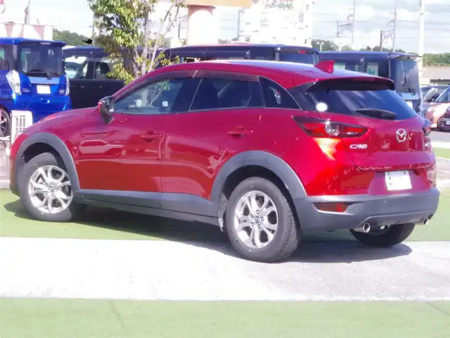 マツダ ＣＸ－３ XD 千葉県 2018(平30)年 5.3万km ソウルレッドクリスタルM スマートシティブレーキサポート/ブラインドスポットモニタリング/純正SDナビ/地デジTV/【DVD/CD再生機能　Bluetooth】/360°ビュー・モニター/ドライブレコーダー/革巻きステアリング/ステアリングスイッチ/ETC/LEDヘッドライト/ウインカーミラー/コーナーセンサー/純正16インチアルミホイル/サイド/カーテンエアバッグ/アドバンストキーレスエントリー