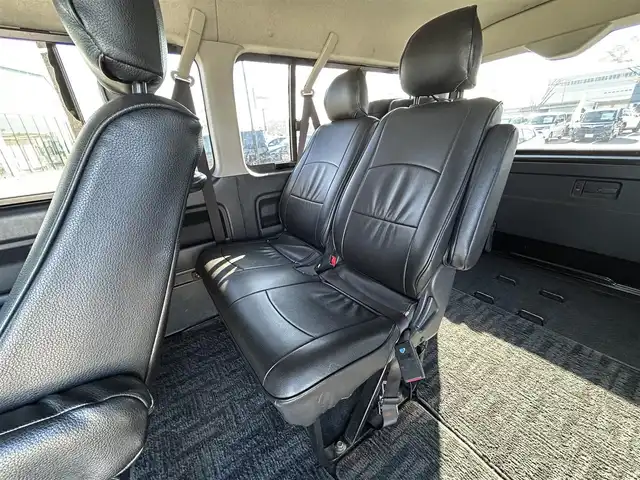 トヨタ ハイエース GL ロング 鳥取県 2012(平24)年 9.7万km ブラックマイカ ALPINE8型ナビ/フルセグ/DVD/CD/BT/バックカメラ・ETC/ALPINEフリップダウンモニター/社外16インチアルミホイール/片側パワースライドドア/キセノンライト/フォグライト/レザー調シートカバー/100V電源/キーレスキー/フロアマット/ドアバイザー/スペアキー2本