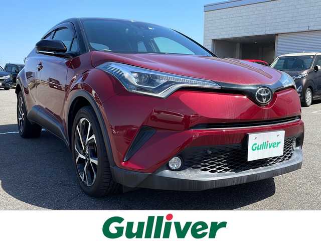 トヨタ Ｃ－ＨＲ G－T 新潟県 2017(平29)年 5.3万km ブラック/センシュアルレッドマイカ 2トーン 追従型クルーズコントロール/ハーフレザーシート/運転席・助手席シートヒーター/ブラインドスポットモニター/レーンアシスト/メモリナビ（AVIC-RZ102）/LEDヘッドライト/プッシュスタート/ETC/ドアバイザー/純正フロアマット/横滑り防止装置/レーンキープアシスト/スペアキー