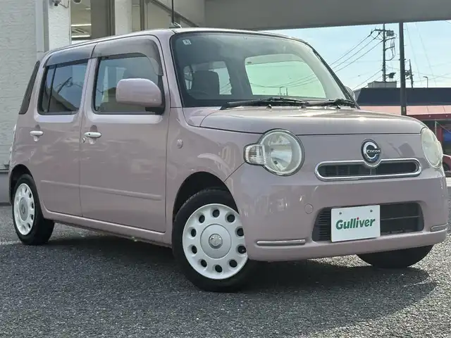 ダイハツ ミラ ココア X スペシャルコーデ 埼玉県 2014(平26)年 7.4万km ムースピンクパール ・オーディオ/・ETC/・オートエアコン/・スマートキー/・シガーソケット/・アイドリングストップ/・電格ミラー/・純正フロアマット/・純正ドアバイザー/・純正ホイールキャップ