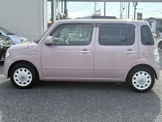 ダイハツ ミラ ココア X スペシャルコーデ 埼玉県 2014(平26)年 7.4万km ムースピンクパール ・オーディオ/・ETC/・オートエアコン/・スマートキー/・シガーソケット/・アイドリングストップ/・電格ミラー/・純正フロアマット/・純正ドアバイザー/・純正ホイールキャップ