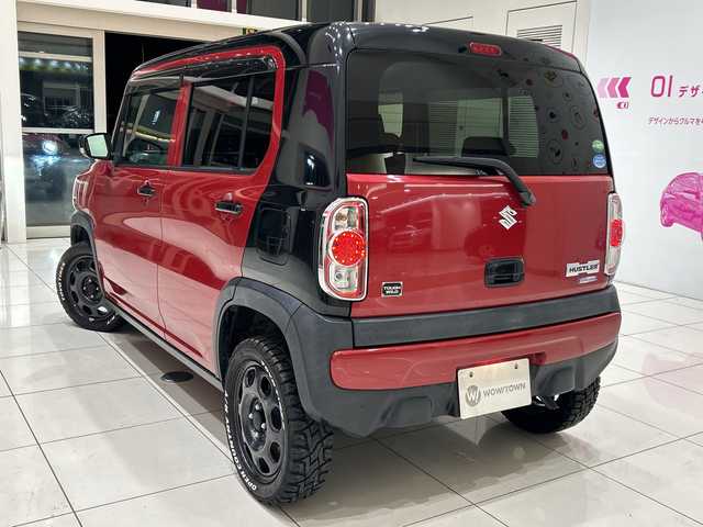 スズキ ハスラー タフワイルド 埼玉県 2018(平30)年 4.1万km フェニックスレッドパール/ブラック 2トーン デュアルカメラブレーキサポート　/純正メモリナビ/　　CD/DVD/BT/フルセグ/LEDオートライト /ハーフレザーシート/シートヒーター /純正15インチアルミホイール /ステアリングスイッチ /禁煙車