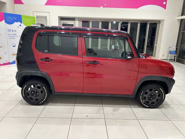 スズキ ハスラー タフワイルド 埼玉県 2018(平30)年 4.1万km フェニックスレッドパール/ブラック 2トーン デュアルカメラブレーキサポート　/純正メモリナビ/　　CD/DVD/BT/フルセグ/LEDオートライト /ハーフレザーシート/シートヒーター /純正15インチアルミホイール /ステアリングスイッチ /禁煙車