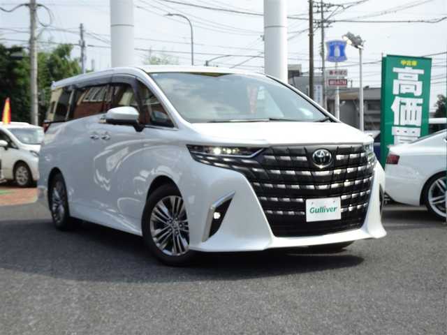 トヨタ アルファード Z 千葉県 2024(令6)年 1万km プラチナホワイトパールマイカ ワンオーナー/純正14型ディスプレイオーディオナビ/パノラミックビューモニター/ビルトインETC2.0/13.2型有機EL後席ディスプレイ/黒革シート/左右独立ムーンルーフ（メーカーOP）/スペアタイヤ（メーカーOP）/デジタルインナーミラー （メーカーOP）/トヨタセーフティセンス/ブラインドスポットモニター/両側パワースライドドア /パワーバックドア /LEDヘッドライト/プッシュスタート/スマートキー2本/前席パワーシート/フロアマット/ドアバイザー/保証書/ユーザーガイド