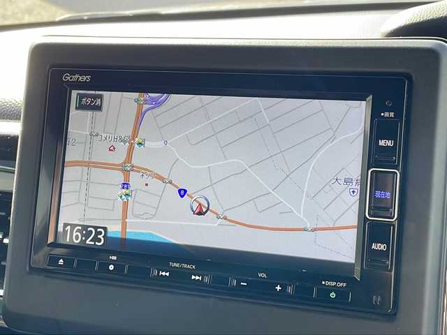 ホンダ Ｎ ＢＯＸ カスタム L 新潟県 2021(令3)年 4.5万km シャイニンググレーM ワンオーナー/プッシュスタート/社外ナビ/フルセグ/ＡＭ/ＦＭ/クルーズコントロール/ドアバイザー/バックカメラ/左側パワースライドドア/ＬＥＤヘッドライト/純正フロアマット/スマートキー