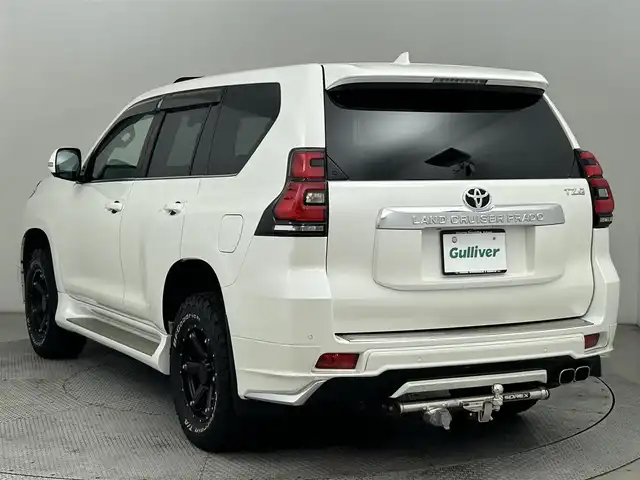 トヨタ ランドクルーザー プラド TZ－G 道央・札幌 2020(令2)年 6.8万km ホワイトパールクリスタルシャイン ・4WD/・寒冷地仕様/・サンルーフ/・トヨタセーフティセンス/・プリクラッシュセーフティ/・レーンキープアシスト/・レーダークルーズコントロール/・オートハイビーム/・先行車発進告知/・標識認識システム/・ブラインドスポットモニター/・センターデフロック/・リアエアサス自動乗降モード/・マルチテレインセレクト/・純正ディスプレイオーディオ/・ナビ機能/フルセグ/BT/・アラウンドビューモニター/・パワーシート/・シートヒーター&クーラー/・シートメモリ/・レザーシート/・ヒッチメンバー/・純正ドライブレコーダー/・LEDヘッドライト