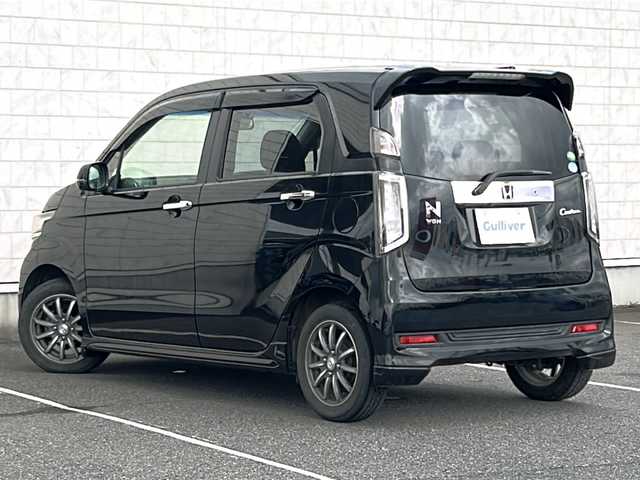 ホンダ Ｎ ＷＧＮ カスタム G Aパッケージ 茨城県 2014(平26)年 5.8万km スマートブラック 純正ディスプレイオーディオ/(CD・BT・ラジオ再生)/クルーズコントロール/衝突軽減ブレーキ/バックカメラ/ETC/ドライブレコーダー/オートライト/HIDヘッドライト/フロアマット/スマートキー/スペアキー