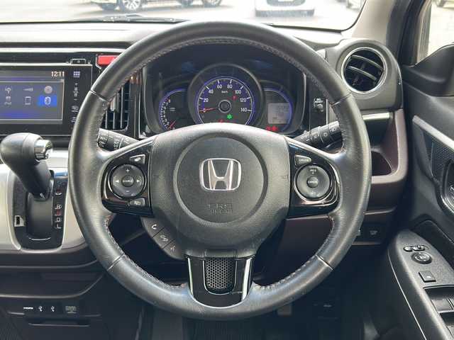 ホンダ Ｎ ＷＧＮ カスタム G Aパッケージ 茨城県 2014(平26)年 5.8万km スマートブラック 純正ディスプレイオーディオ/(CD・BT・ラジオ再生)/クルーズコントロール/衝突軽減ブレーキ/バックカメラ/ETC/ドライブレコーダー/オートライト/HIDヘッドライト/フロアマット/スマートキー/スペアキー