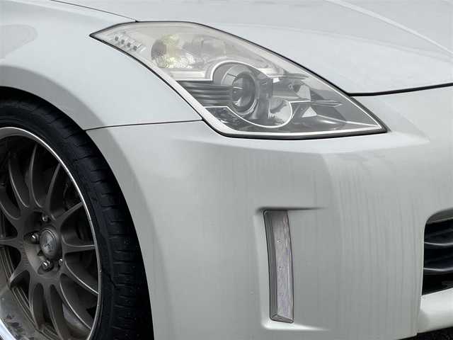 日産 フェアレディ Ｚ バージョンT 山形県 2006(平18)年 12.1万km パール 純正HDDナビ/・TV/AM/FM/CD/DVD/社外サス/社外LEDテール/社外マフラー/横滑り防止装置/盗難防止装置/HIDヘッドライト/レザーシート/パワーシート（D/N席）/シートヒーター（D/N席）/バックカメラ/リモコンキー/スペアキー×1/純正フロアマット/ETC/記録簿