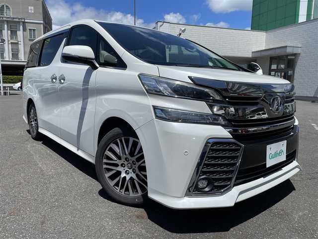 トヨタ ヴェルファイア Z Gエディション 静岡県 2016(平28)年 10.9万km ホワイトパールクリスタルシャイン Wサンルーフ/両側パワースライド/パワーバックドア/社外メモリナビ・フルセグTV/DVD/CD/SD/USB/Bluetooth/バックカメラ/純正18インチアルミホイール/クルーズコントロール/ハーフレザーシート/前席パワーシート/ETC/LEDライト/スマートキー2個/プッシュスタート/新車時保証書/取扱説明書