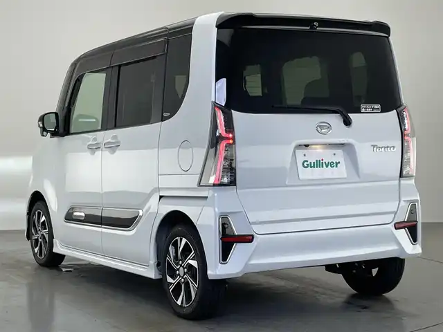 ダイハツ タント カスタム X スタイルセレクション 愛知県 2021(令3)年 2.9万km ブラックマイカメタリック/シャイニングホワイトパール 純正８型ナビ　全方位カメラ　禁煙車　両側パワスラ　黒ハーフレザー　フルセグＴＶ　ドラレコ　ＥＴＣ　シートヒーター　スマートアシストIII　衝突軽減　レーンキープ　ＬＥＤオートライト　ＴＶキャンセラー アイドリングストップ　プッシュスタート　スマートキー　ロールサンシェード　