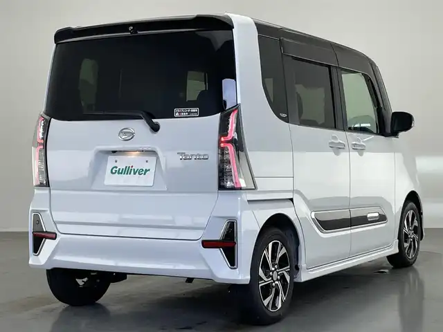 ダイハツ タント カスタム X スタイルセレクション 愛知県 2021(令3)年 2.9万km ブラックマイカメタリック/シャイニングホワイトパール 純正８型ナビ　全方位カメラ　禁煙車　両側パワスラ　黒ハーフレザー　フルセグＴＶ　ドラレコ　ＥＴＣ　シートヒーター　スマートアシストIII　衝突軽減　レーンキープ　ＬＥＤオートライト　ＴＶキャンセラー アイドリングストップ　プッシュスタート　スマートキー　ロールサンシェード　