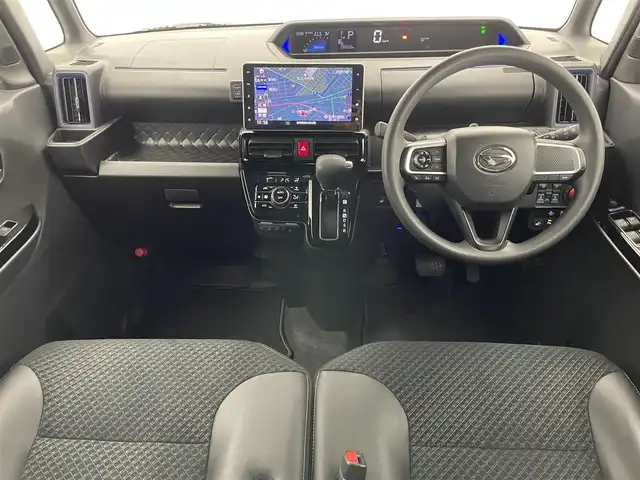 ダイハツ タント カスタム X スタイルセレクション 愛知県 2021(令3)年 2.9万km ブラックマイカメタリック/シャイニングホワイトパール 純正８型ナビ　全方位カメラ　禁煙車　両側パワスラ　黒ハーフレザー　フルセグＴＶ　ドラレコ　ＥＴＣ　シートヒーター　スマートアシストIII　衝突軽減　レーンキープ　ＬＥＤオートライト　ＴＶキャンセラー アイドリングストップ　プッシュスタート　スマートキー　ロールサンシェード　