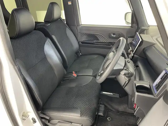 ダイハツ タント カスタム X スタイルセレクション 愛知県 2021(令3)年 2.9万km ブラックマイカメタリック/シャイニングホワイトパール 純正８型ナビ　全方位カメラ　禁煙車　両側パワスラ　黒ハーフレザー　フルセグＴＶ　ドラレコ　ＥＴＣ　シートヒーター　スマートアシストIII　衝突軽減　レーンキープ　ＬＥＤオートライト　ＴＶキャンセラー アイドリングストップ　プッシュスタート　スマートキー　ロールサンシェード　