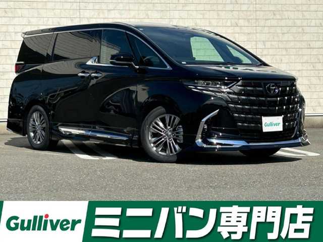 トヨタ アルファードハイブリット Z 福岡県 2025(令7)年 0.2万km ブラック 純正14インチディスプレイオーディオ(フルセグTV/BT/MDMI)全方位モニター後席フリップダウンモニターモデリスタエアロ(F.S.R)三眼LEDヘッドライトシーケンシャルウィンカームーンルーフトヨタセーフティーコーナーセンサー両側パワスラ電動リアゲートレーダークルコンETC2.0BSMシートヒーターエアシートデジタルインナーミラーオートホールドパドルシフト置くだけ充電１５００WタイプCプッシュスタートスマートキー