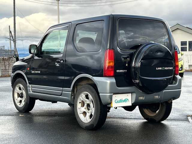 スズキ ジムニー ランドベンチャー 山梨県 2003(平15)年 12.2万km 黒 パートタイム４WD/５MT/レザーシート