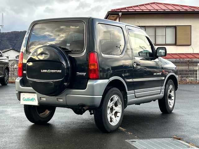 スズキ ジムニー ランドベンチャー 山梨県 2003(平15)年 12.2万km 黒 パートタイム４WD/５MT/レザーシート