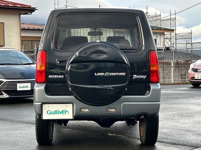 スズキ ジムニー ランドベンチャー 山梨県 2003(平15)年 12.2万km 黒 パートタイム４WD/５MT/レザーシート