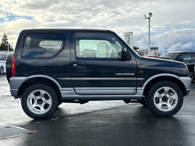 スズキ ジムニー ランドベンチャー 山梨県 2003(平15)年 12.2万km 黒 パートタイム４WD/５MT/レザーシート