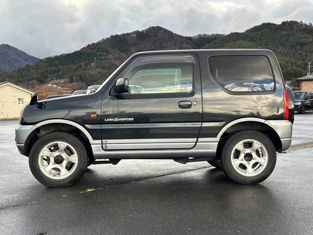スズキ ジムニー ランドベンチャー 山梨県 2003(平15)年 12.2万km 黒 パートタイム４WD/５MT/レザーシート