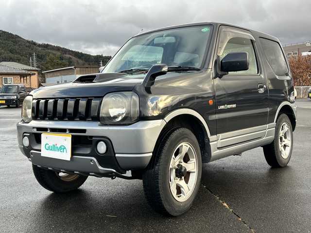 スズキ ジムニー ランドベンチャー 山梨県 2003(平15)年 12.2万km 黒 パートタイム４WD/５MT/レザーシート